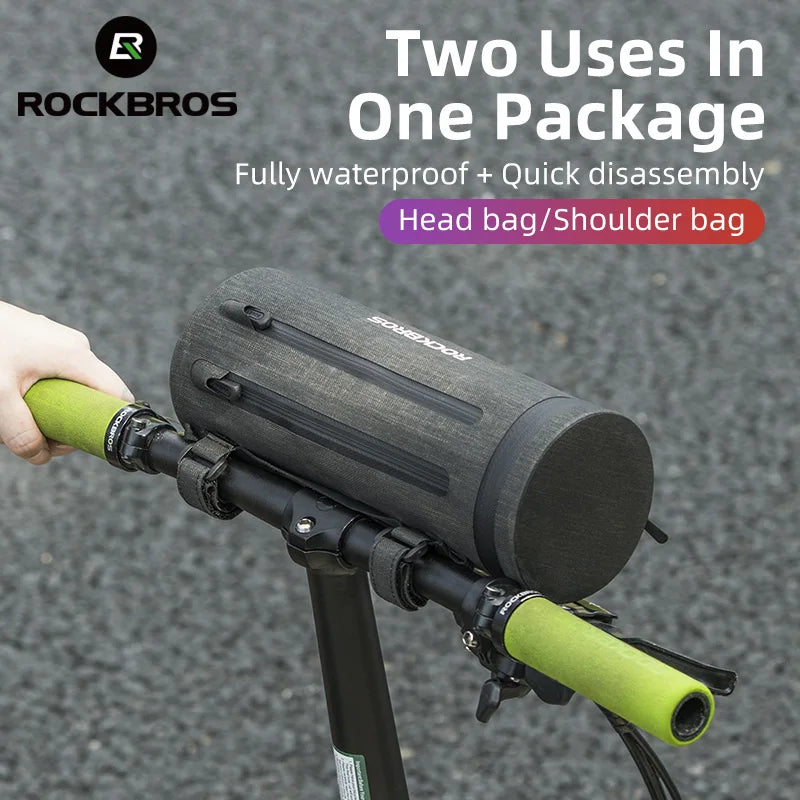 ROCKBROS Waterproof Bike Handlebar Bag Large Capacity