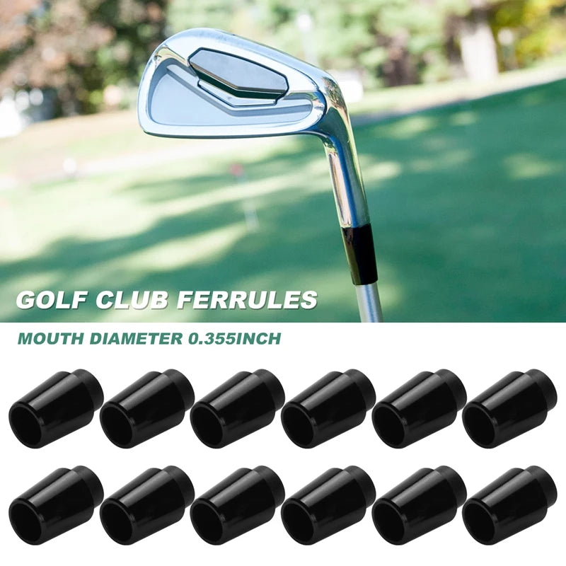 FGHGFH Golf Ferrules For Irons 0.355 Inch Tip Shaft Adapters