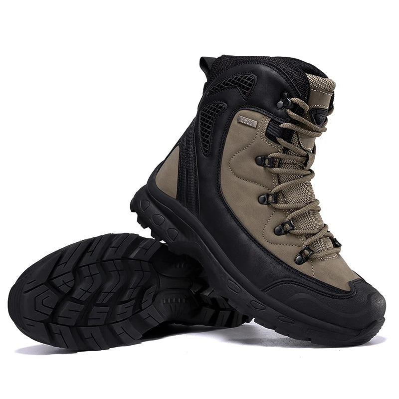 Louis Kadhr Mens Waterproof Motorcycle Hiking Boots