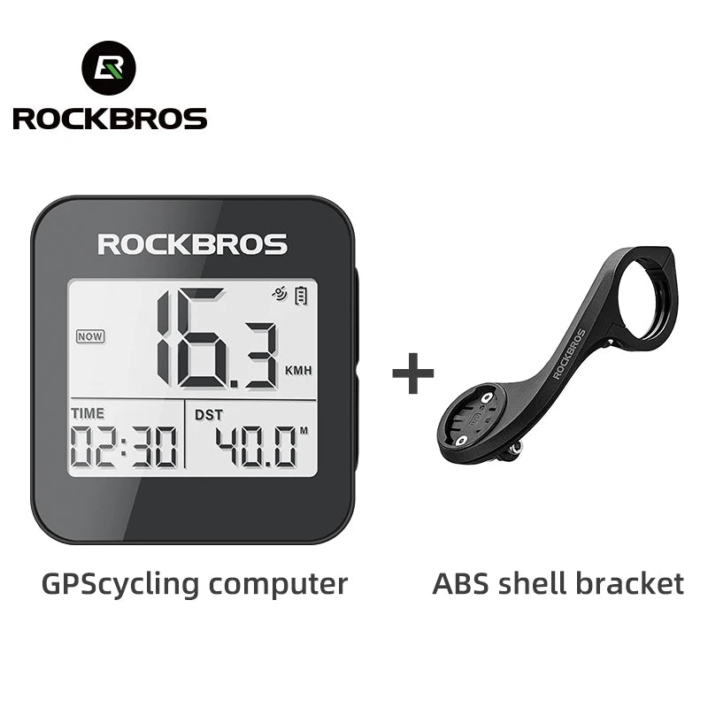 RockBros GPS Bike Computer Waterproof Wireless Speedometer