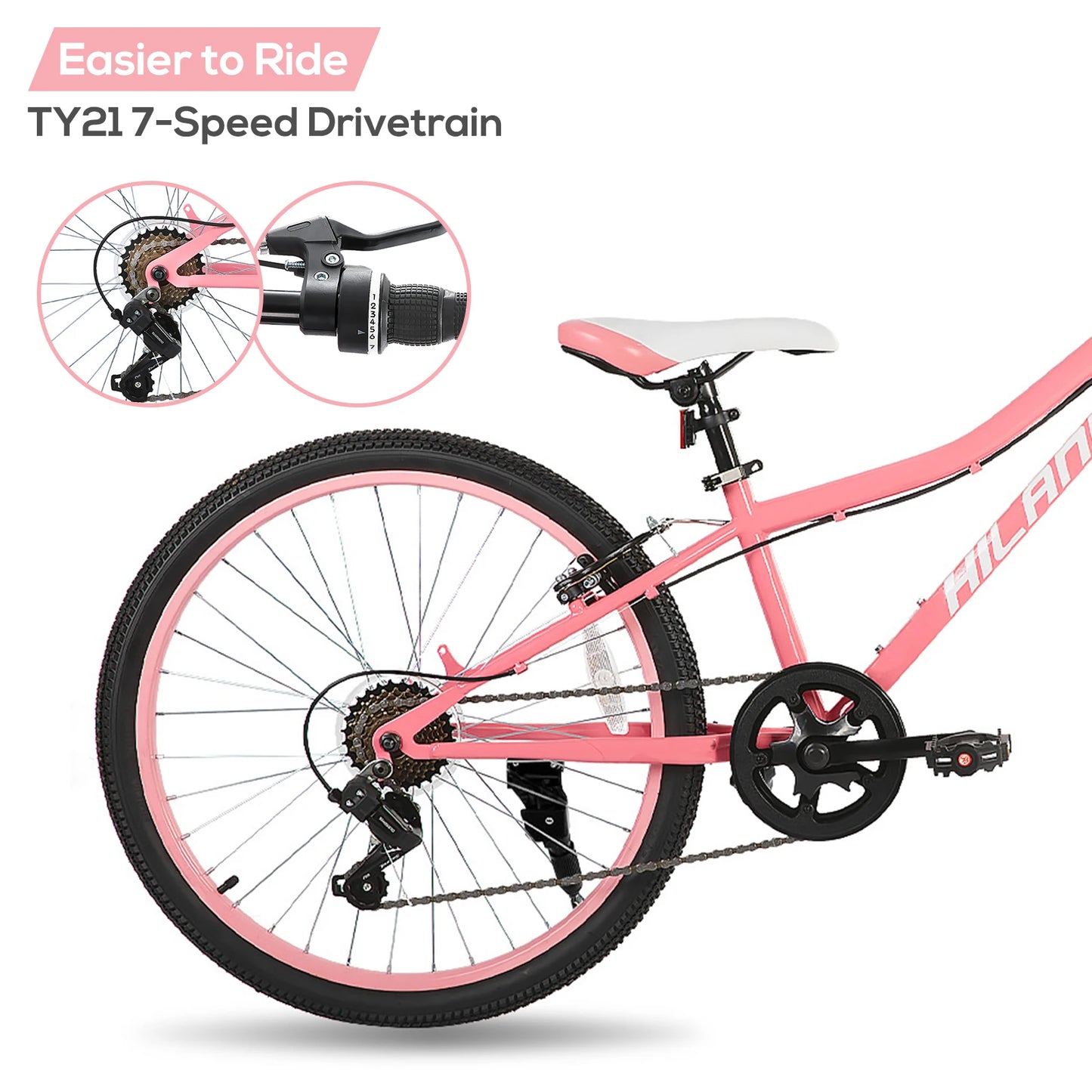 Hiland Kids Mountain Bike With Front Suspension