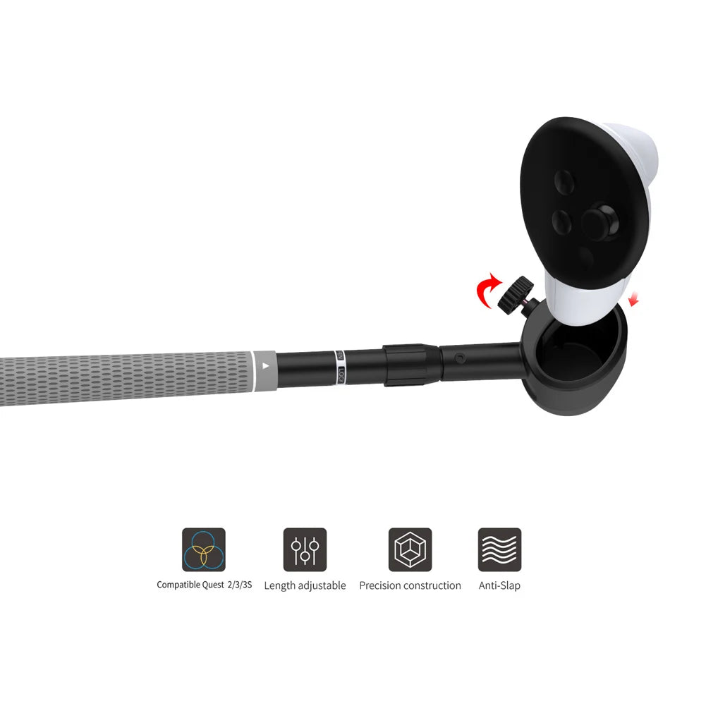 APWIKOGER VR Golf Club Grip Attachment for Meta Quest