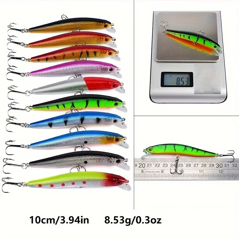 Multifunctional Fishing Lure Kit With Hooks And Spinners
