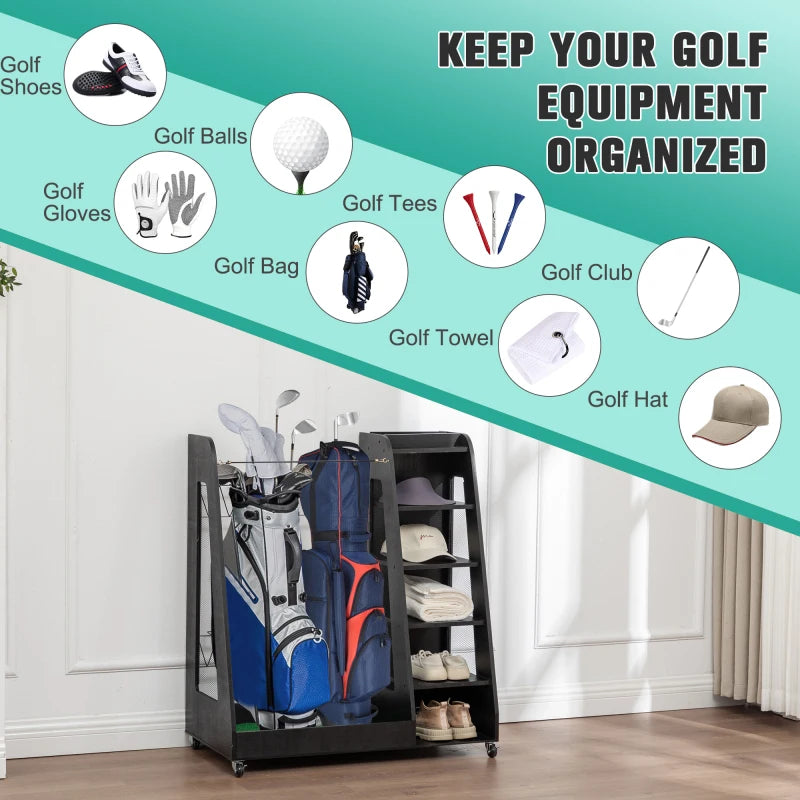 Pro Gear Sporting Goods Golf Bag Organizer for Garage