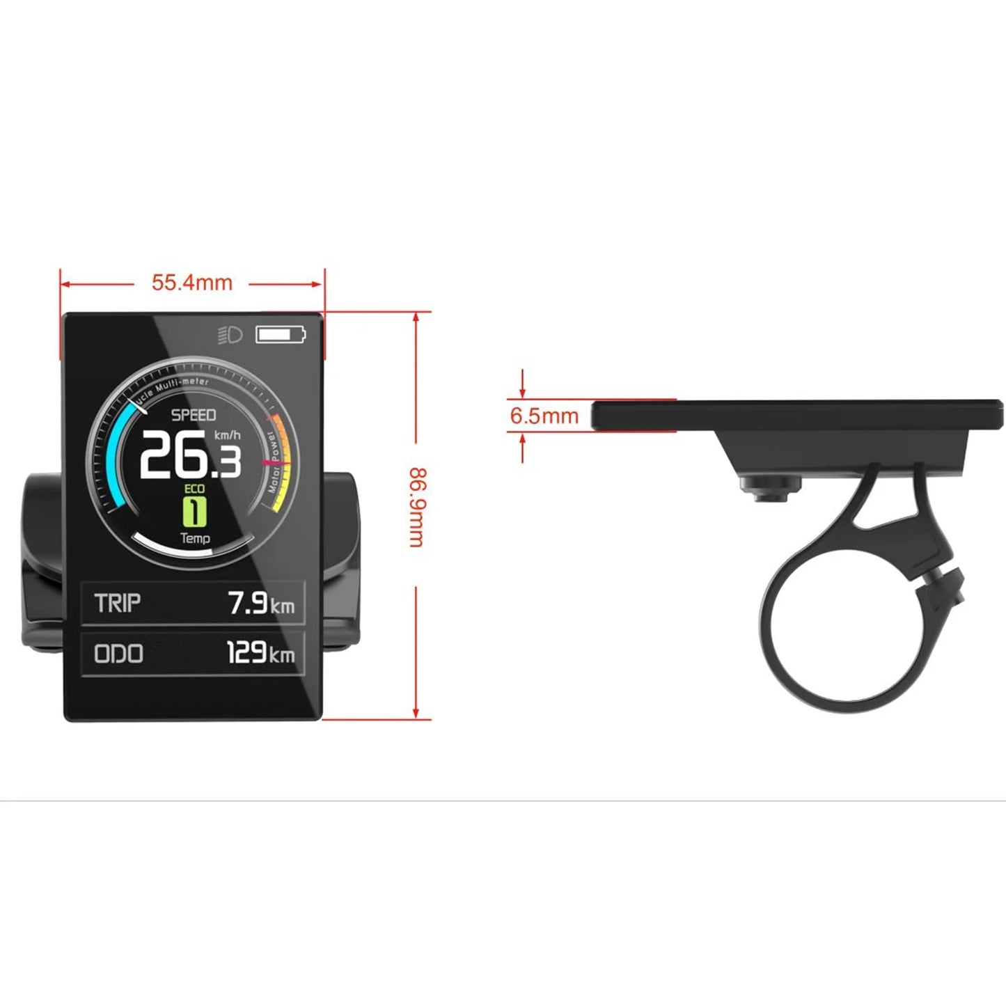 Bafang K5351 Electric Bike Color Led Display For Mid Drive