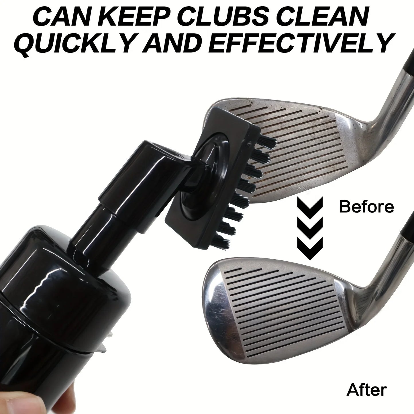 Pro Gear Sporting Goods Golf Club Cleaner Brush Set Bottle