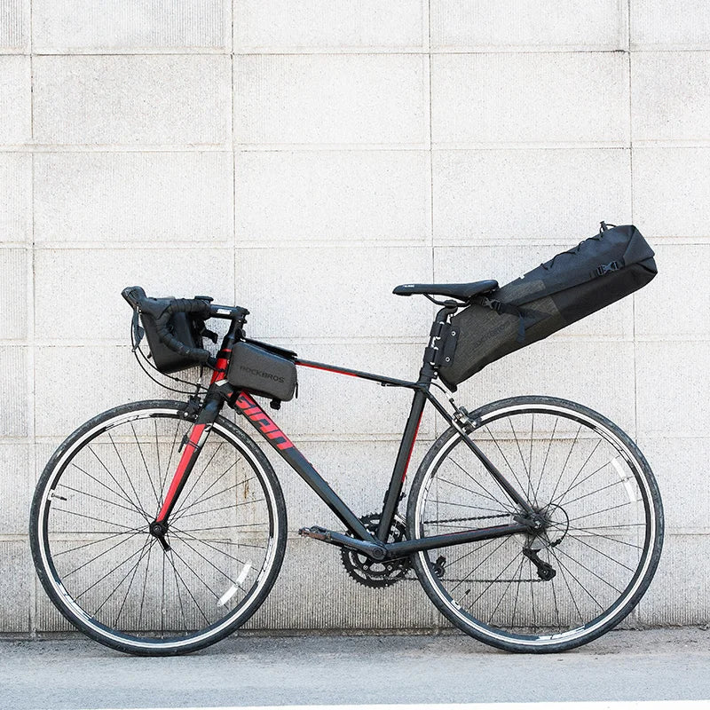 ROCKBROS Waterproof Reflective Foldable Saddle Bike Tail Bag