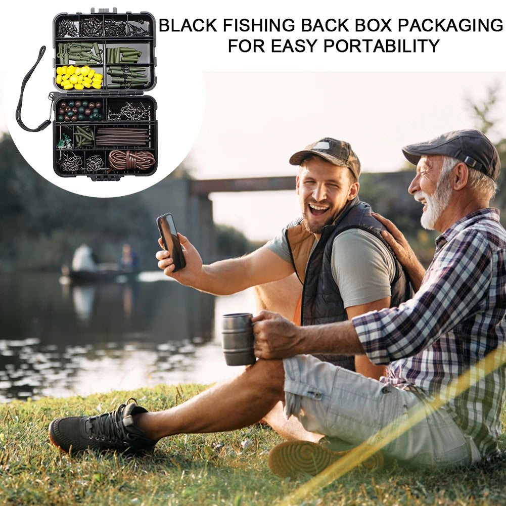 APWIKOGER Carp Fishing Terminal Box Kit With Hooks Set
