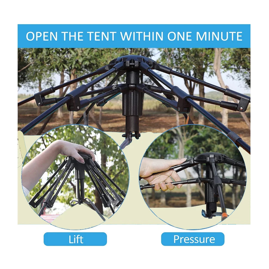 Pro Gear Sporting Goods Camping Dome Tent Waterproof Shelter