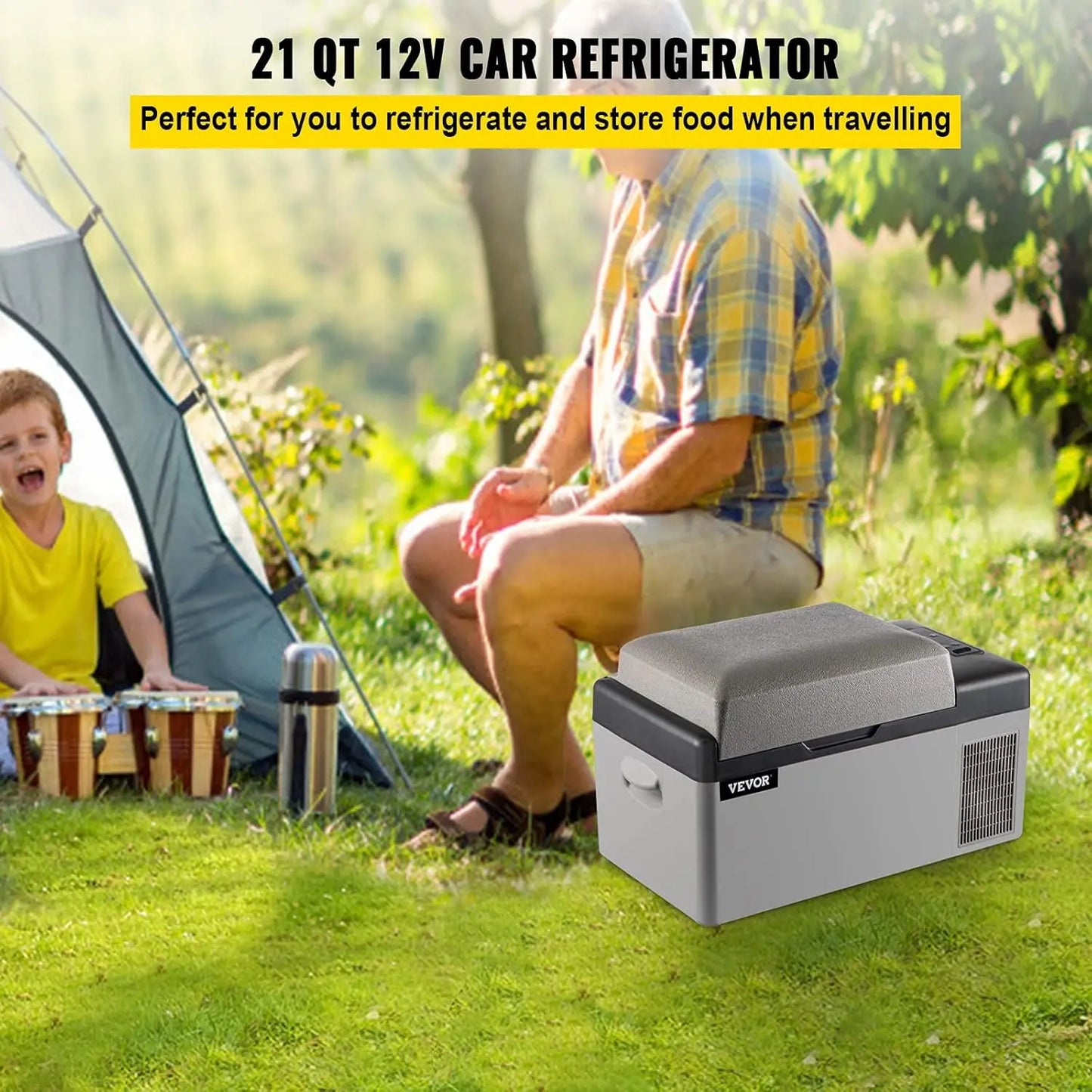 Portable Electric Refrigerator With App