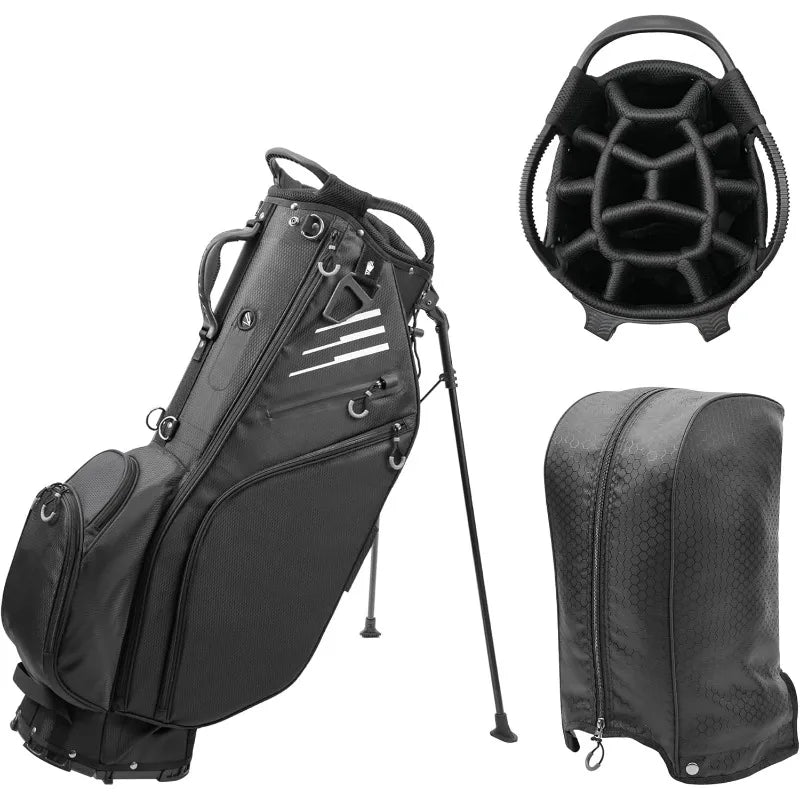 Pro Gear Sporting Goods Waterproof Golf Stand Bag 14 Way