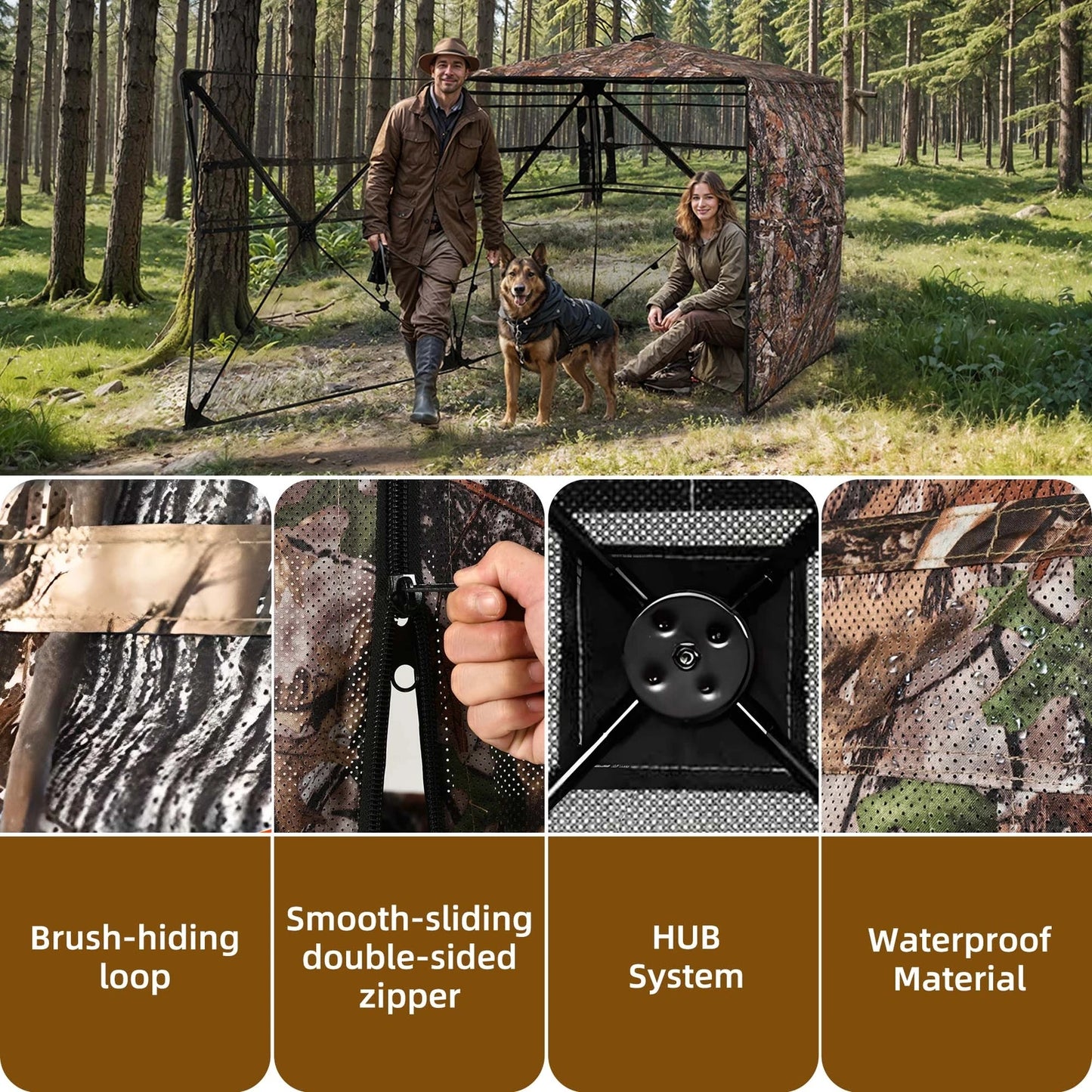 Guangdong 360 Degree Hunting Blind With Fully Open Door