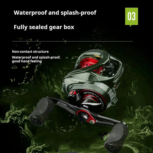 HEWEIU Baitcasting Fishing Reel For Saltwater And Freshwater