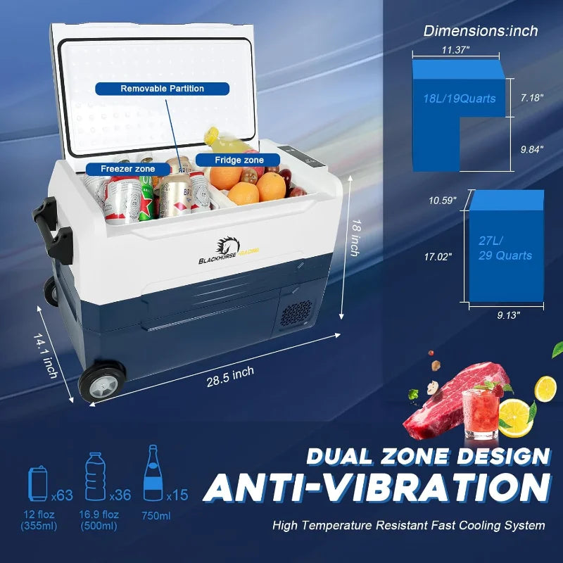 Pro Gear Sporting Goods 12V Car Refrigerator WiFi Control