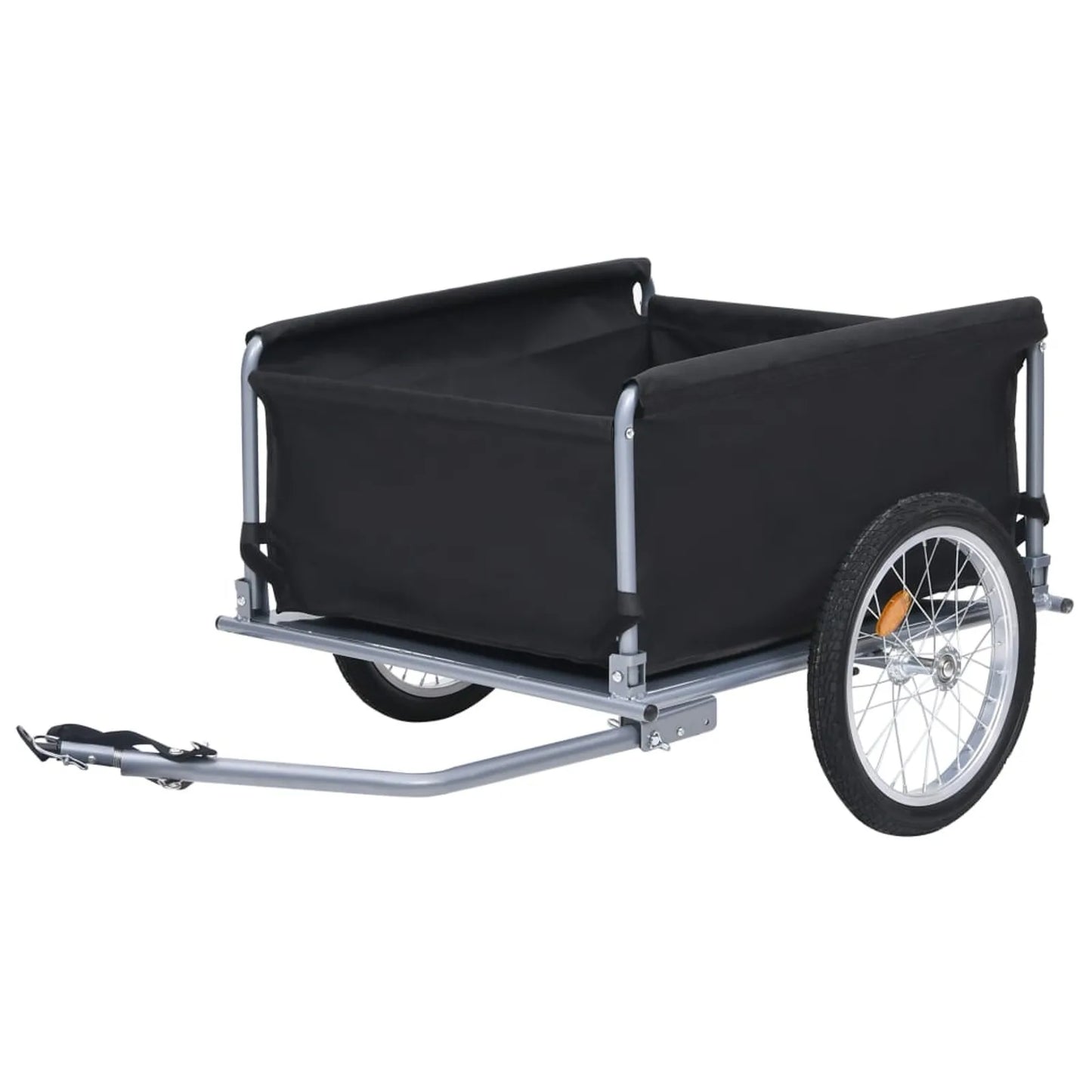 Foldable Bike Cargo Trailer Wagon With Reflectors And Cover