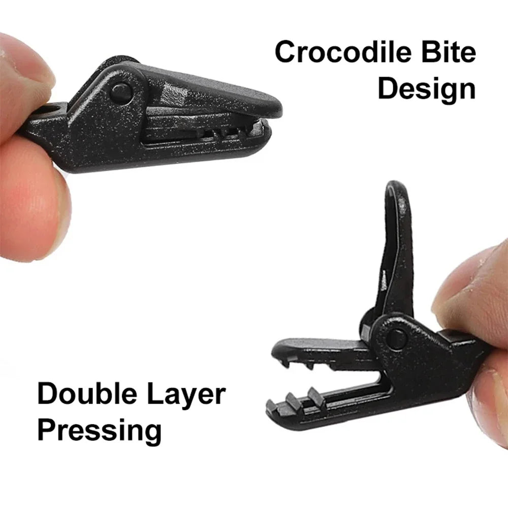 Electric Tarpaulin Crocodile Tent Clip For Camping Awning