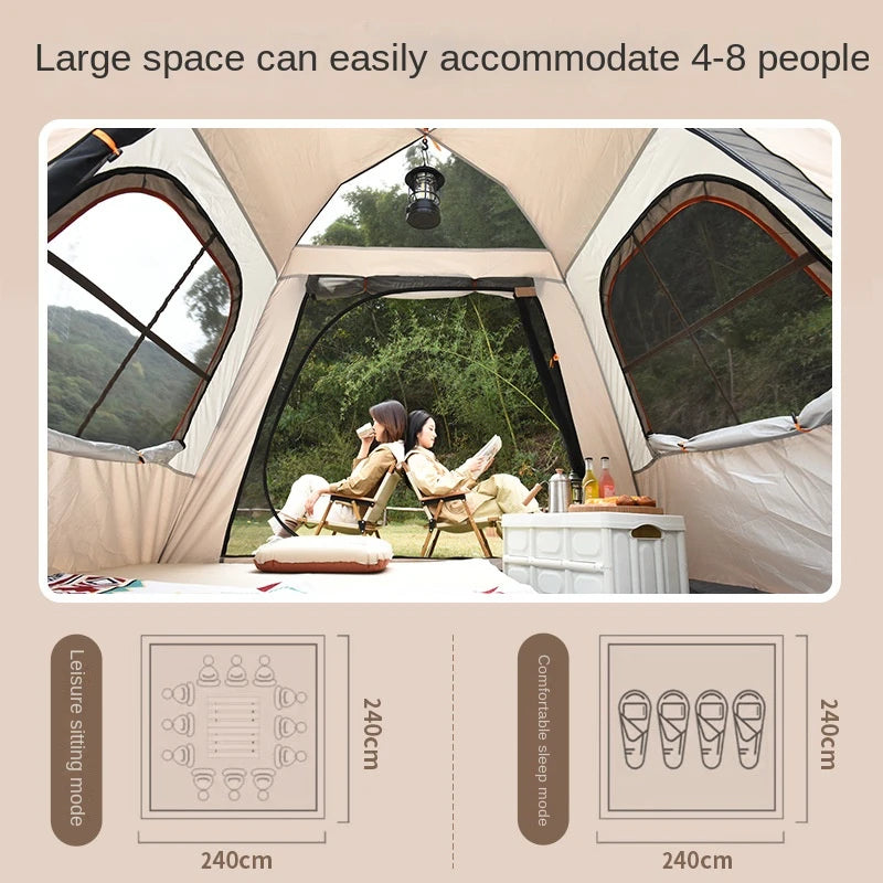 Pro Gear Sporting Goods Automatic Camping Tent With Canopy