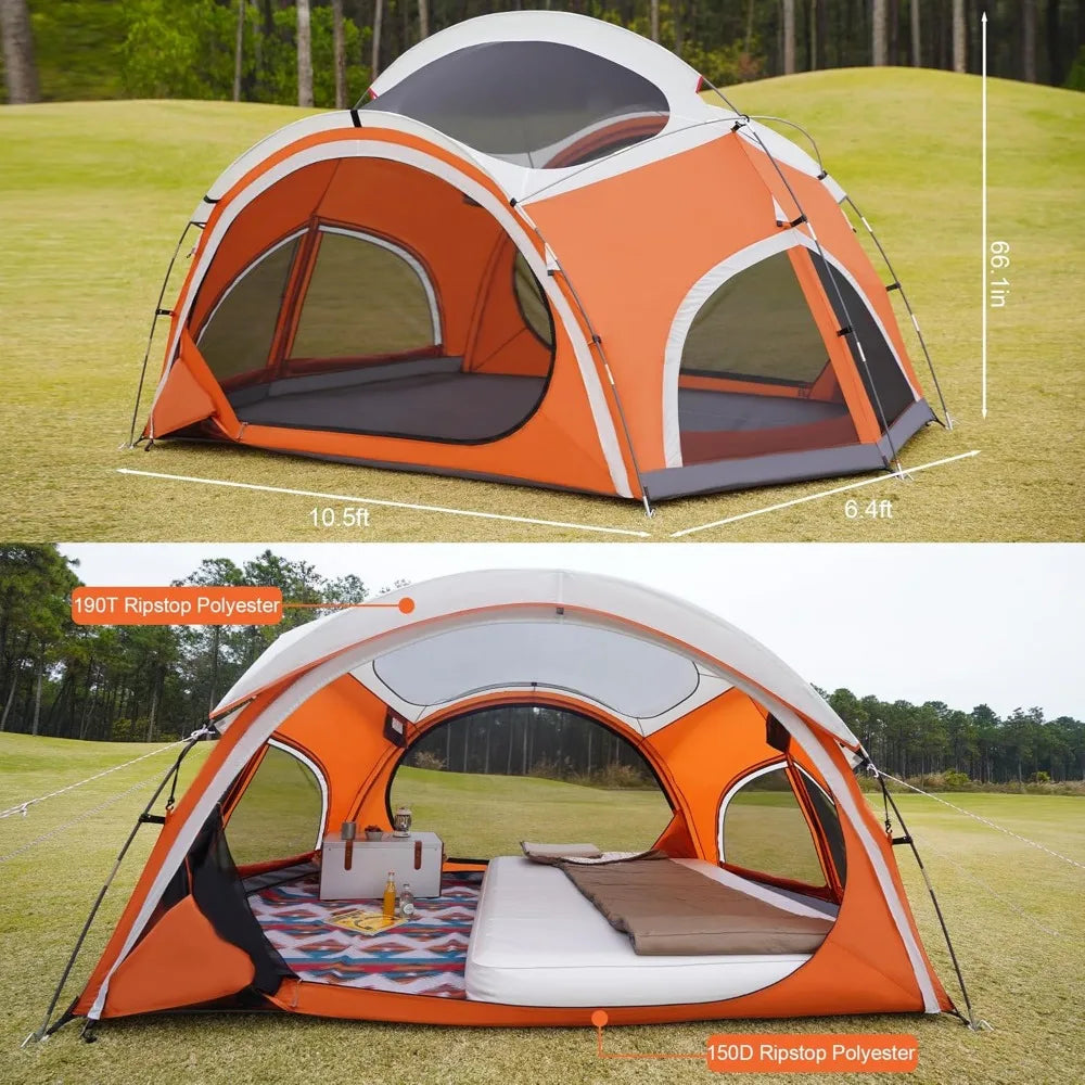 Pro Gear Sporting Goods Waterproof Tent With Mesh Doors