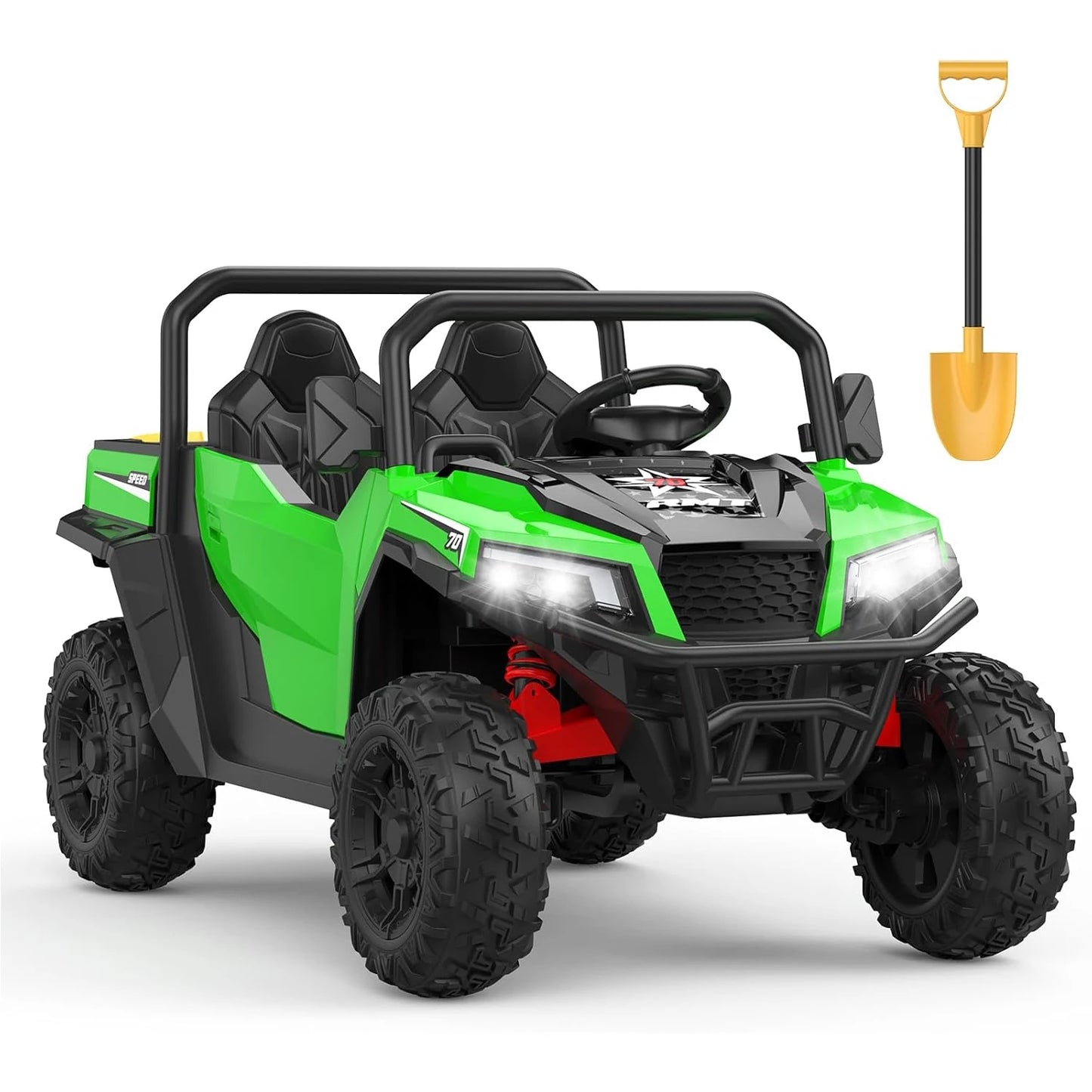 HiMISSE 24V Ride On Dump Truck Remote Control Four Wheel