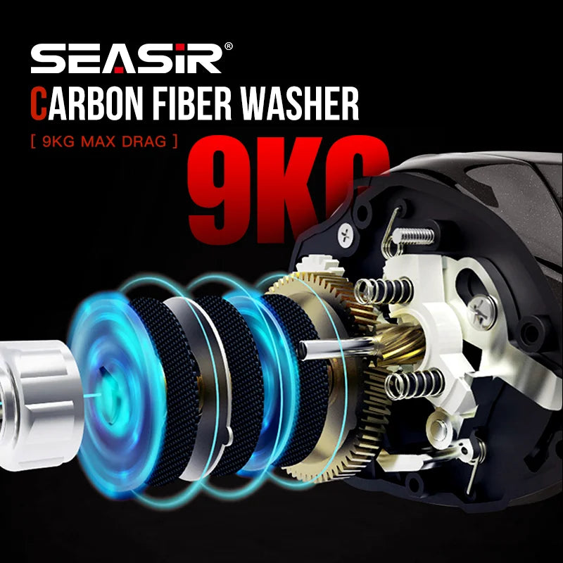 SeaSir Cast X2 Baitcasting Reel Hybrid Ceramic Bearings