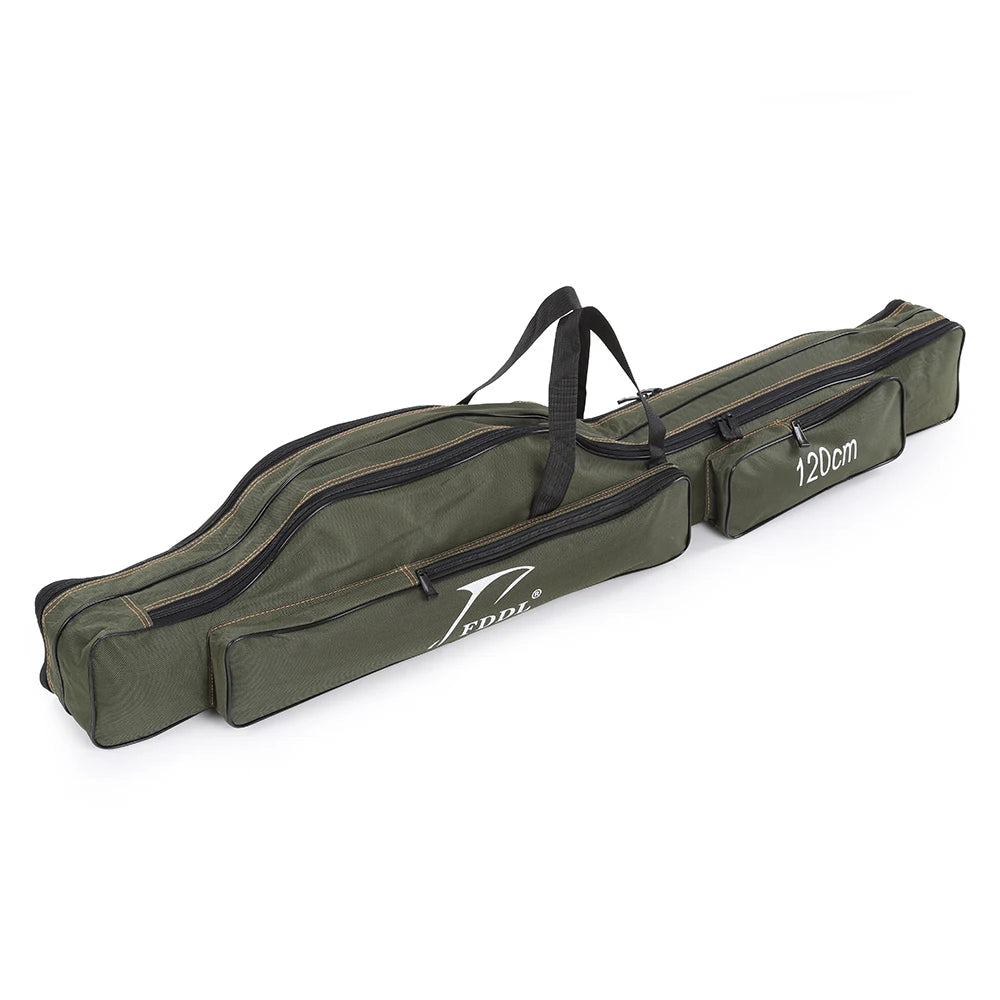 Canvas Folding Fishing Rod Carrier Bag