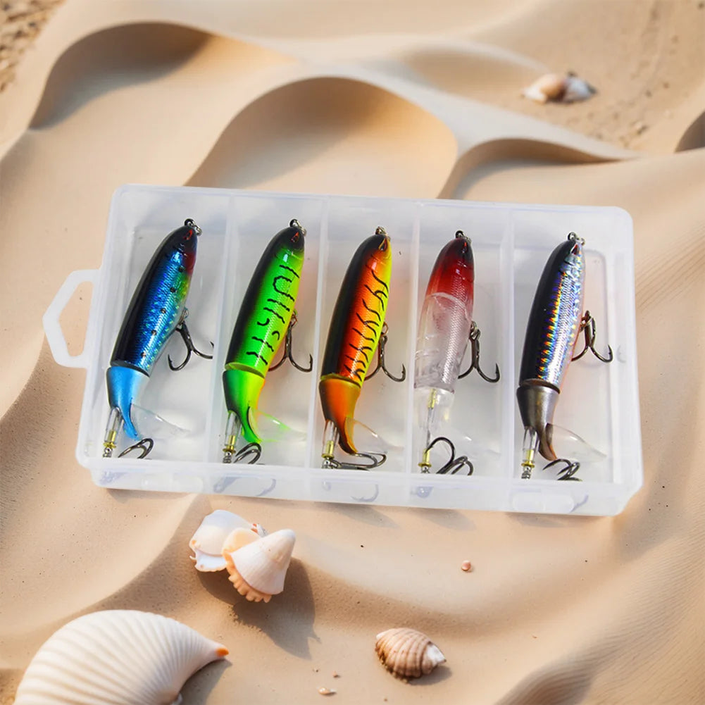Hard Crankbait Wobbler Whopper Popper Fishing Lures Set