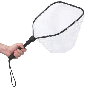 Hipicute Foldable Trout Landing Net With Soft Rubber Mesh