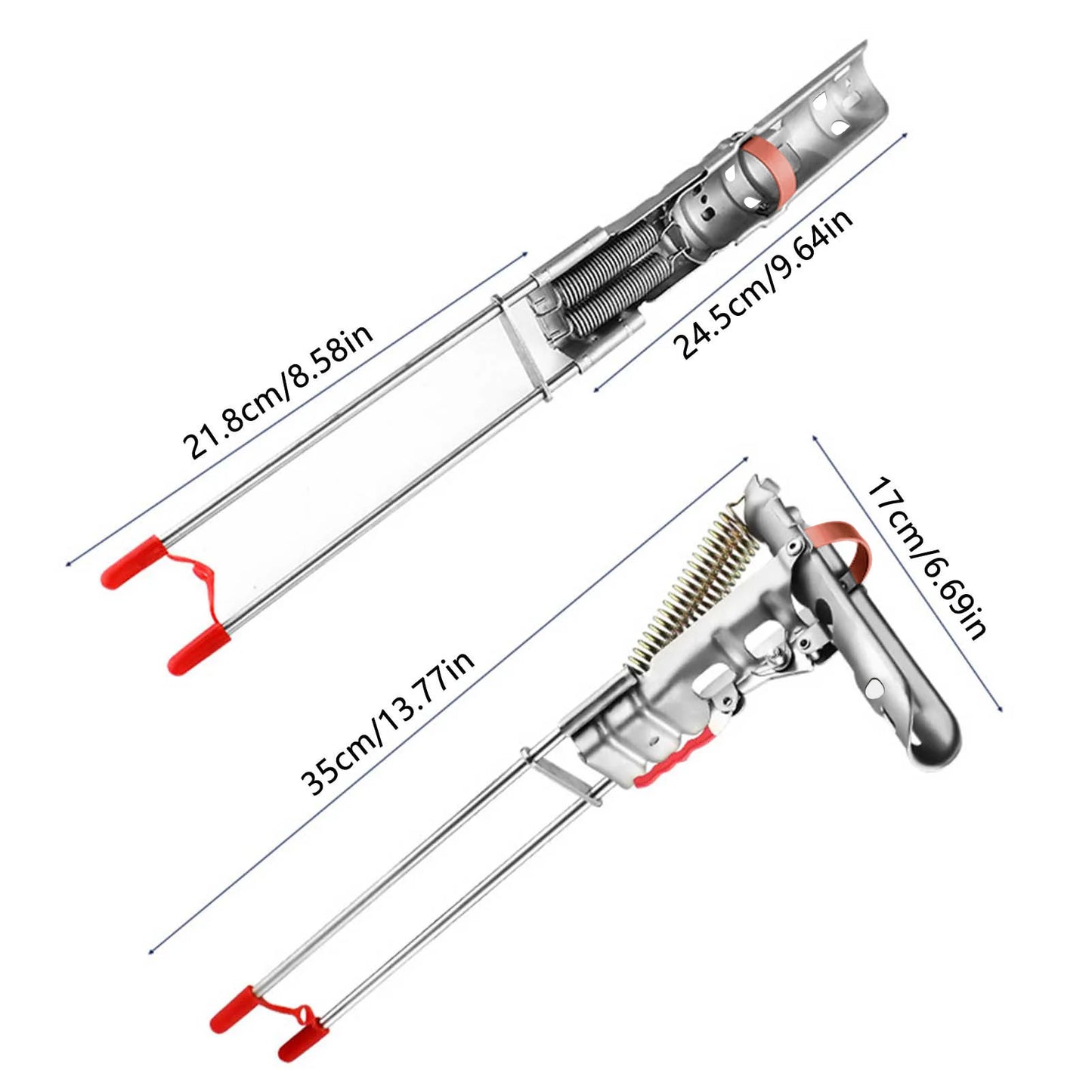 Stainless Steel Automatic Spring Rod Holder