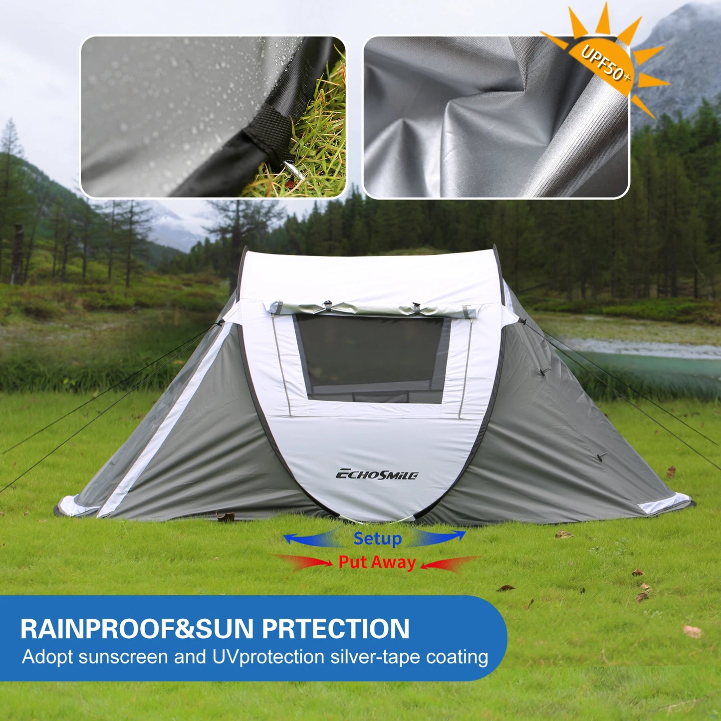 Pro Gear Sporting Goods Automatic Pop Up Camping Tent