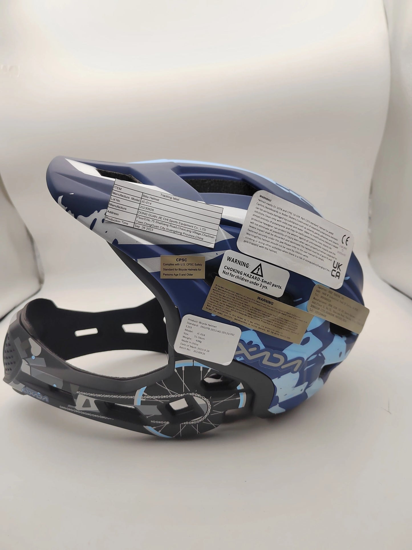 Kids Detachable Full Face Bicycle Helmet