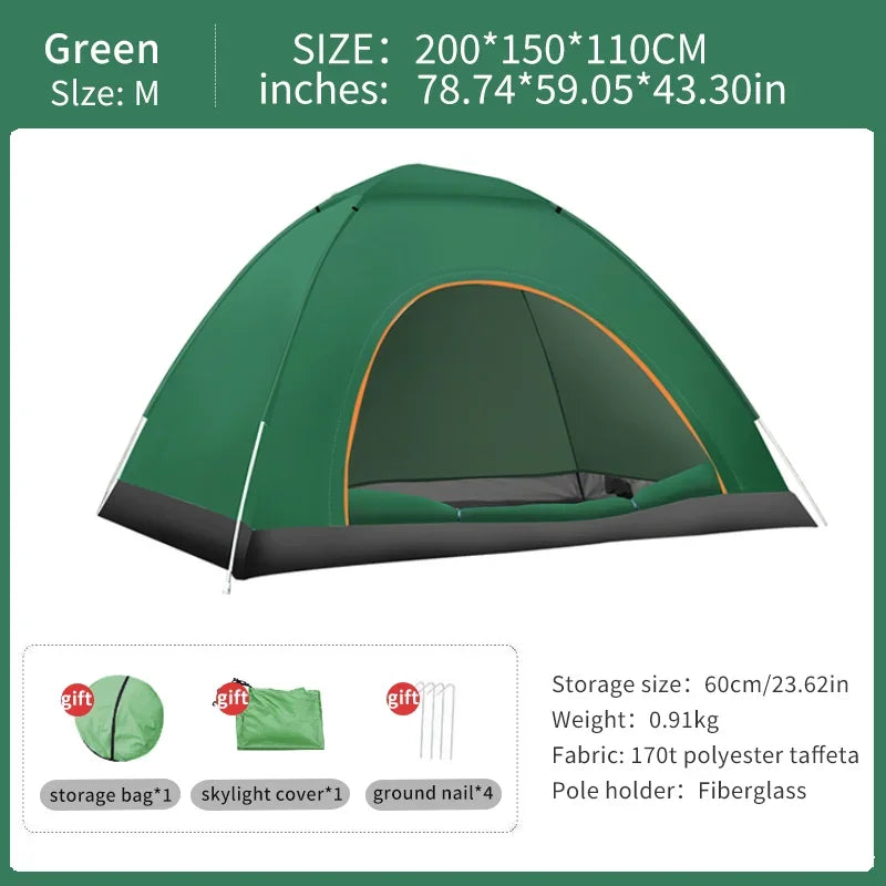 Pro Gear Sporting Goods 2 Person Pop Up Tent Waterproof