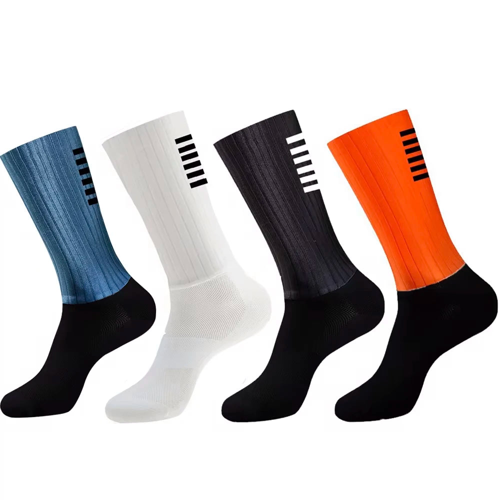 CN Guangdong Silicone Aero Cycling Socks for Men
