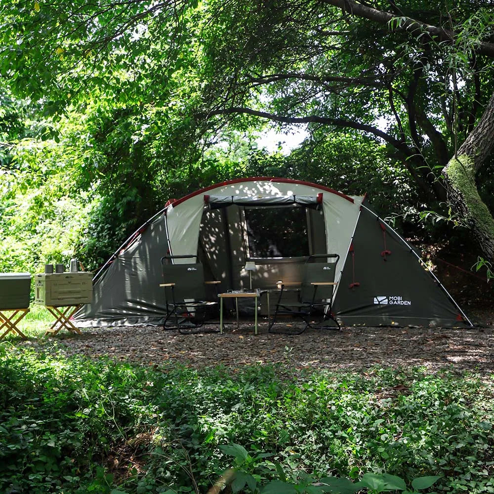 Mobi Garden Camping Tunnel Tent Windproof Cabin Tent