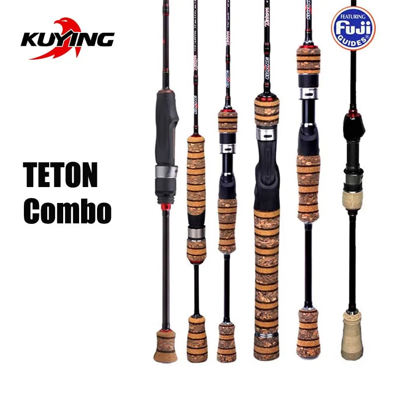 KUYING Teton Super Ultra Soft Baitcasting Spinning RodCombo