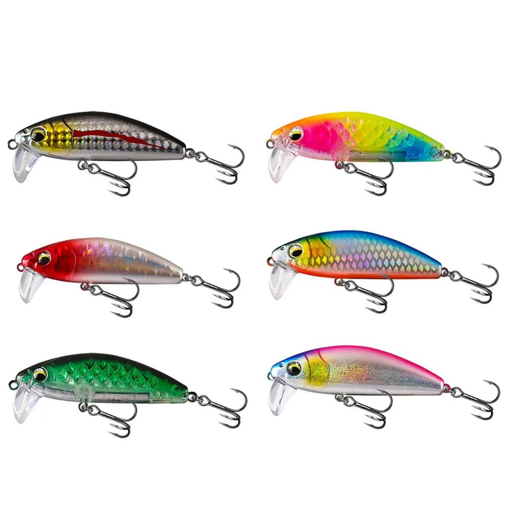 Artificial Crankbait Wobbler Lures With 3D Eyes For Bass
