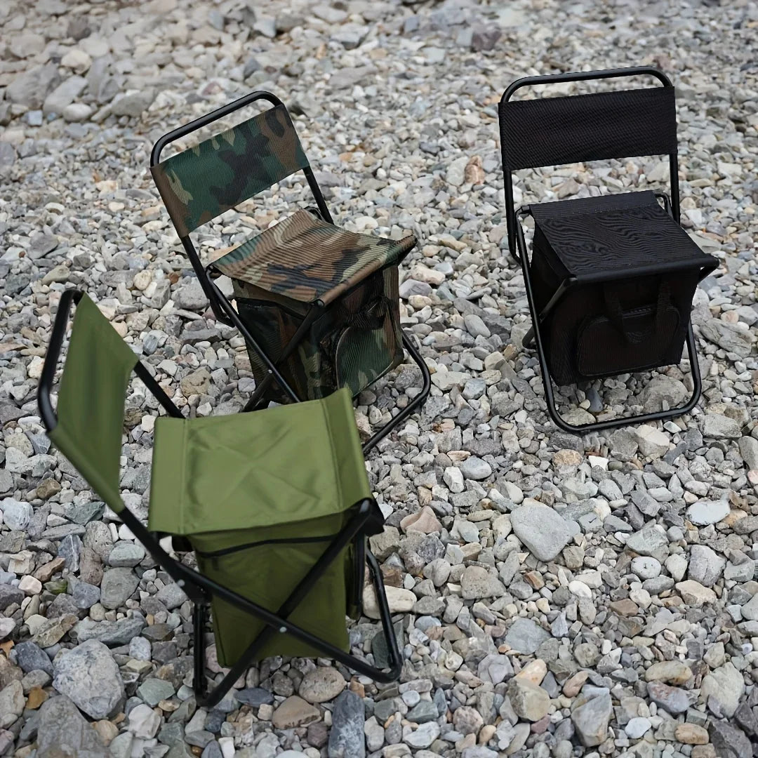 Fundango Foldable Fishing Chair With Backrest Lightweight