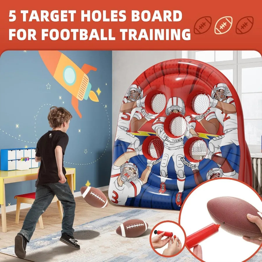 Inflatable Football Target Toss Game for Carnival Party by Design