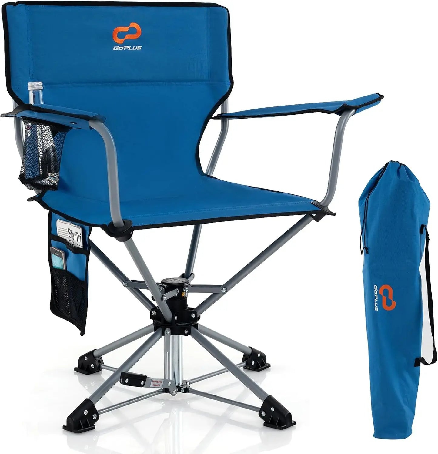 Angduo Swivel Hunting Chair Cup Holder 360 Folding Blind