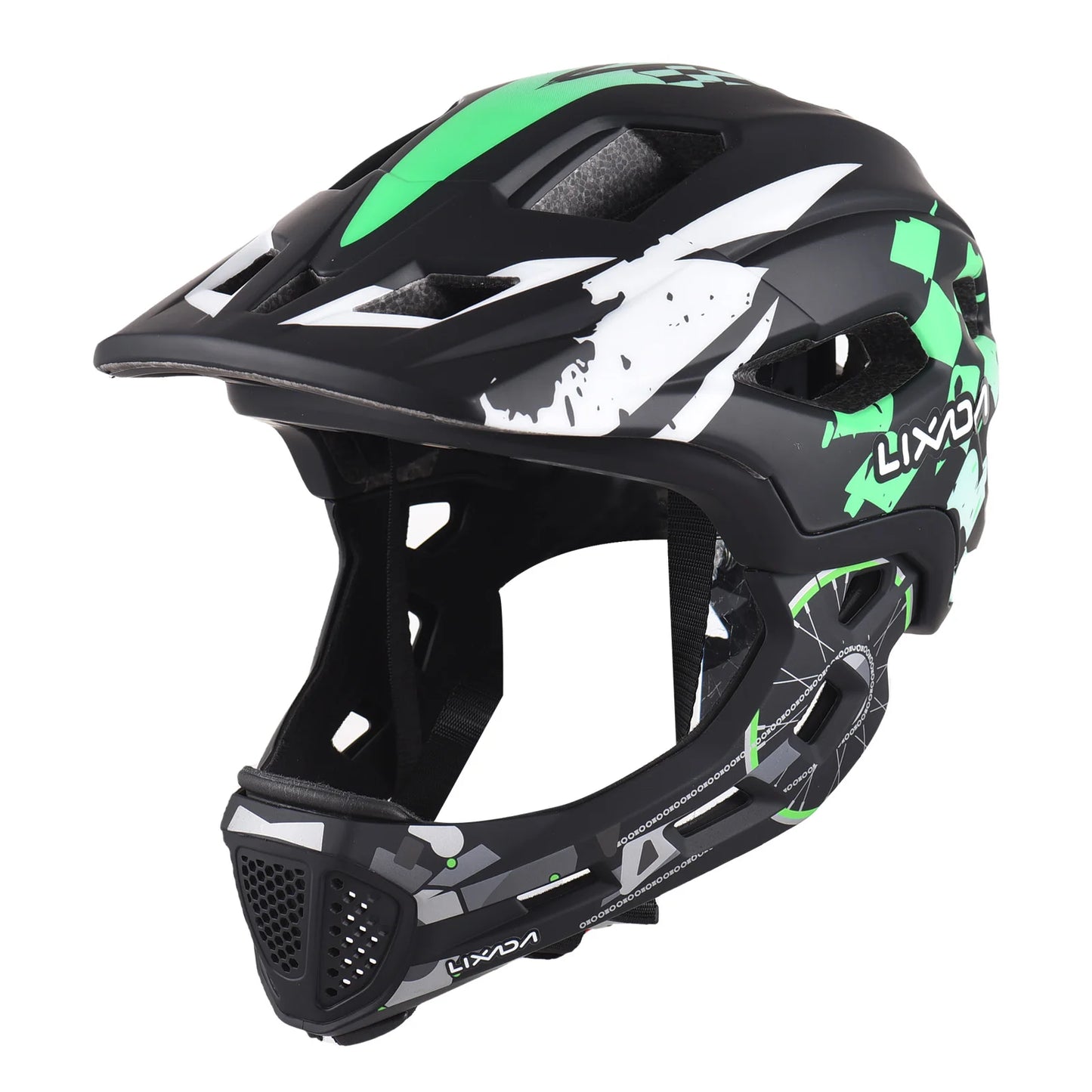 Kids Detachable Full Face Bicycle Helmet