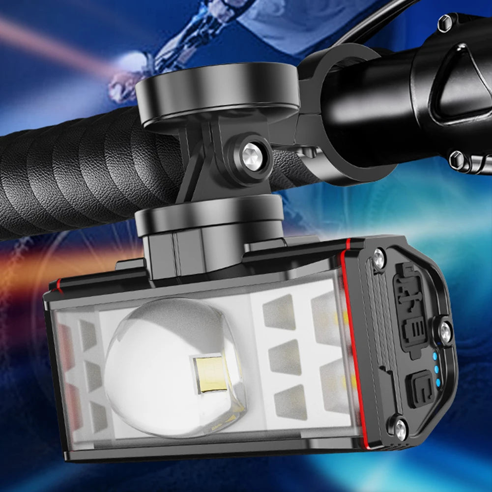 USB Rechargeable Waterproof Bike Headlight