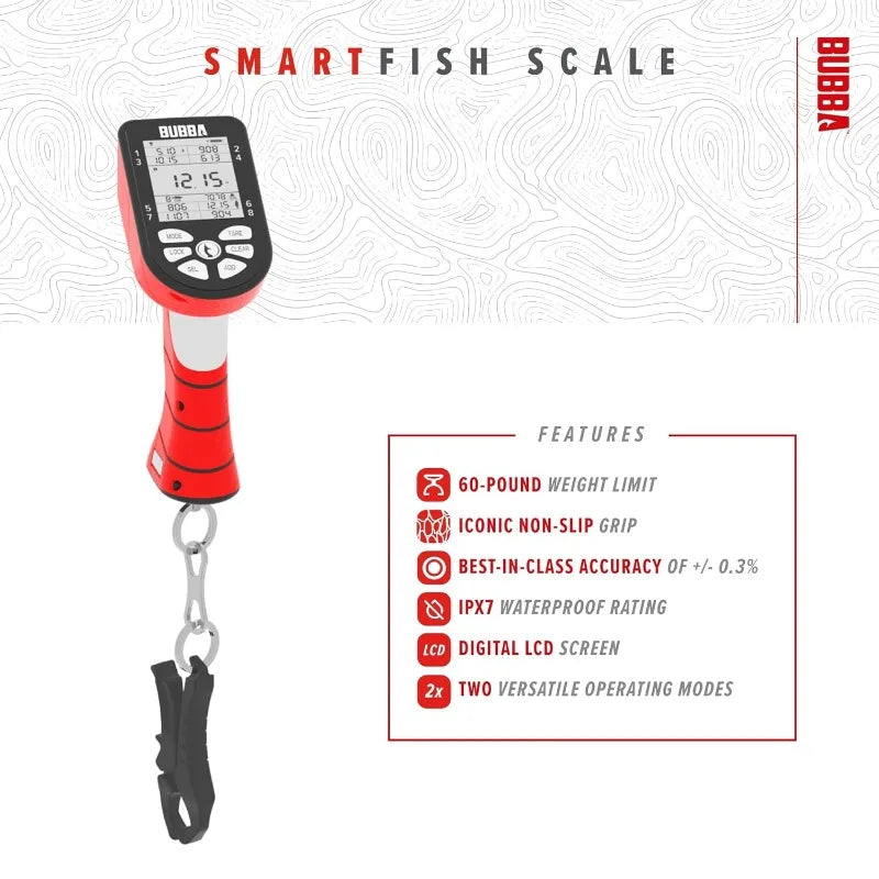 YTYIN Tournament Fish Scale Digital Screen Waterproof