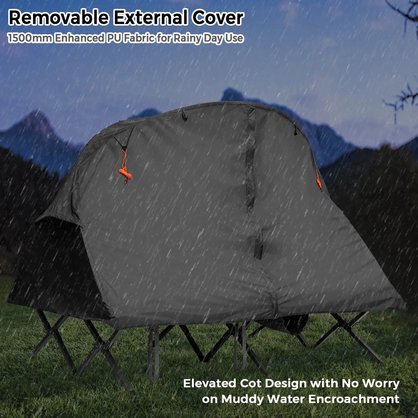 Pro Gear Sporting Goods 2 Person Tent Cot With Cover
