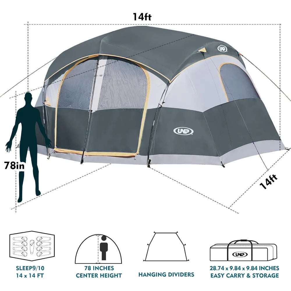 Pro Gear Sporting Goods Family Camping Tent With Dividers