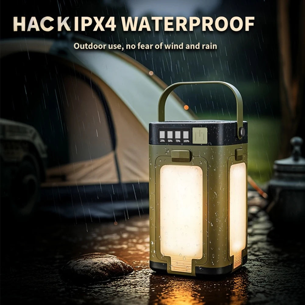Alloet Foldable Solar Rechargeable Camping Lantern Battery