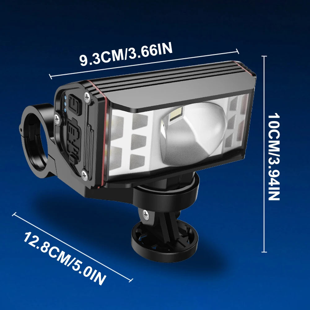 USB Rechargeable Waterproof Bike Headlight