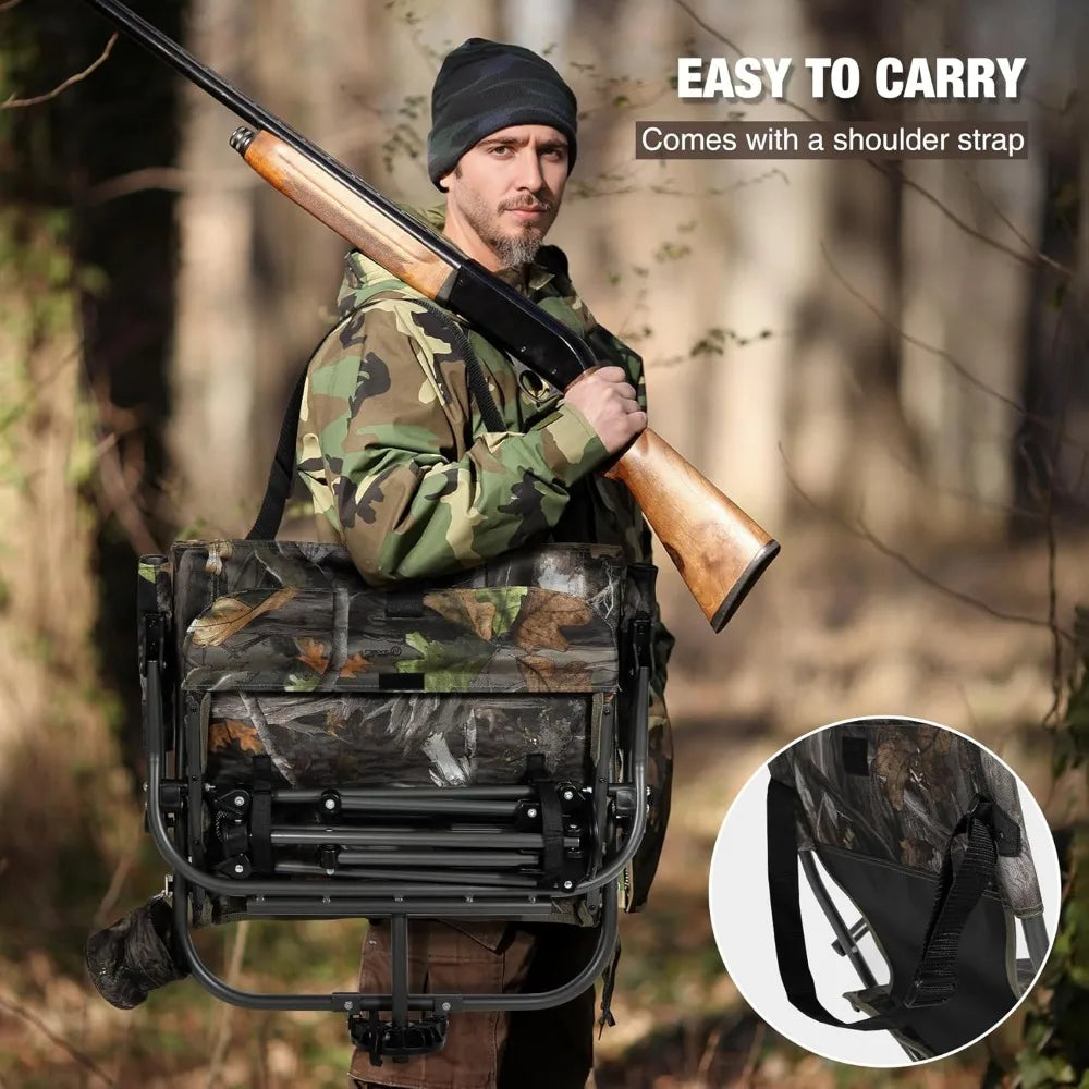 Hign-concerned 360 Degree Folding Hunting Chair Armrest