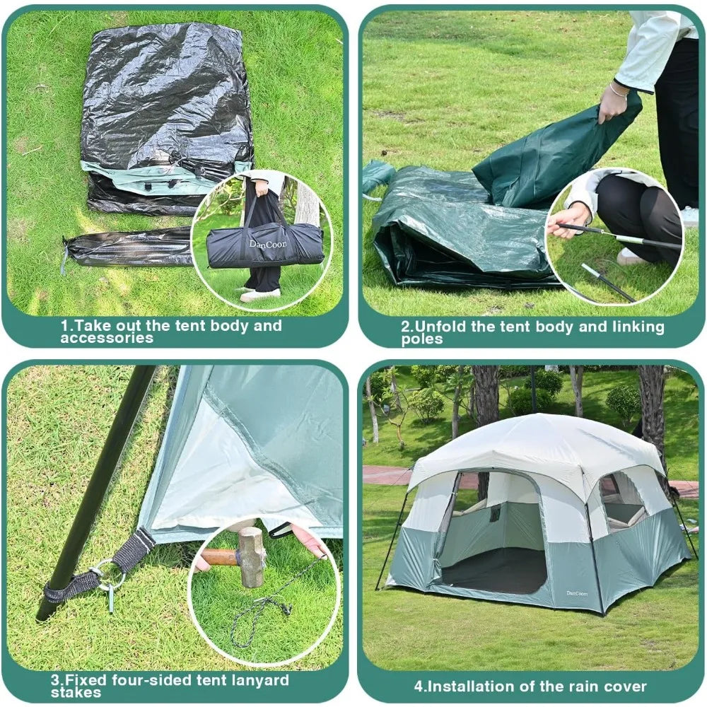 Pro Gear Sporting Goods Waterproof Camping Tent Rainfly