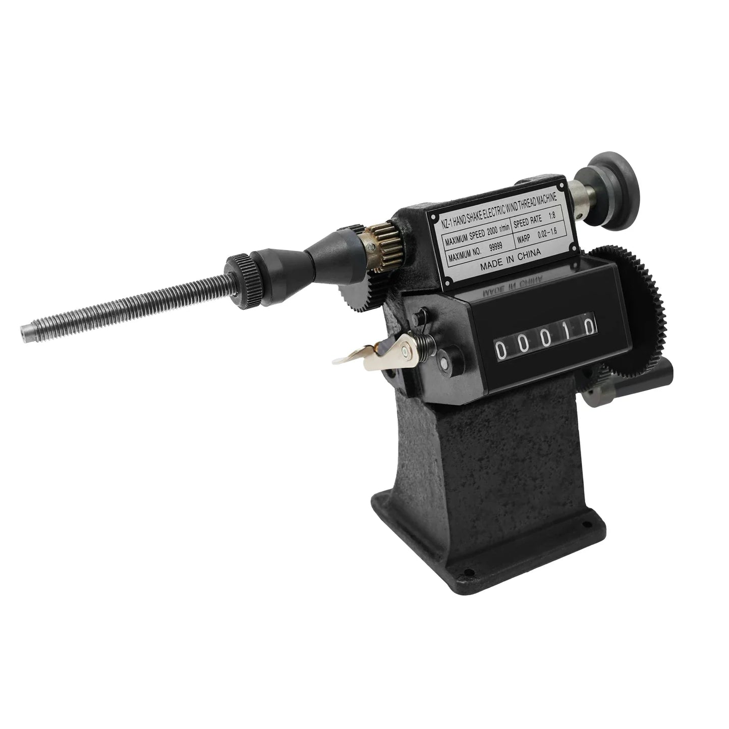 Fishing Line Spooler With Counting Machine Cast Iron