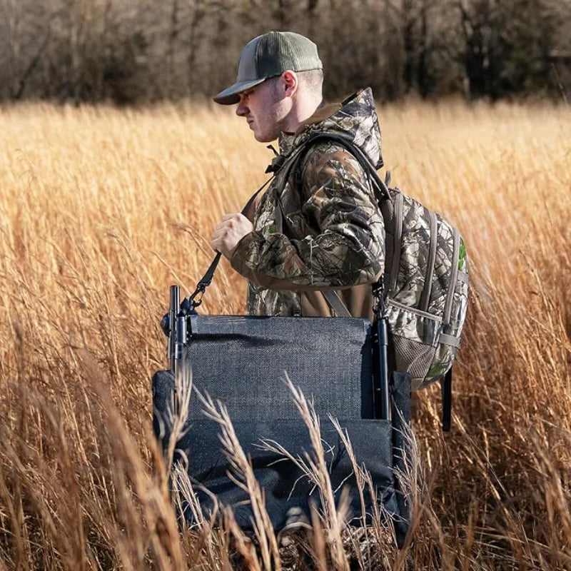 YTYINFold Hunting Chair 360 Degree Silent Swivel Folding