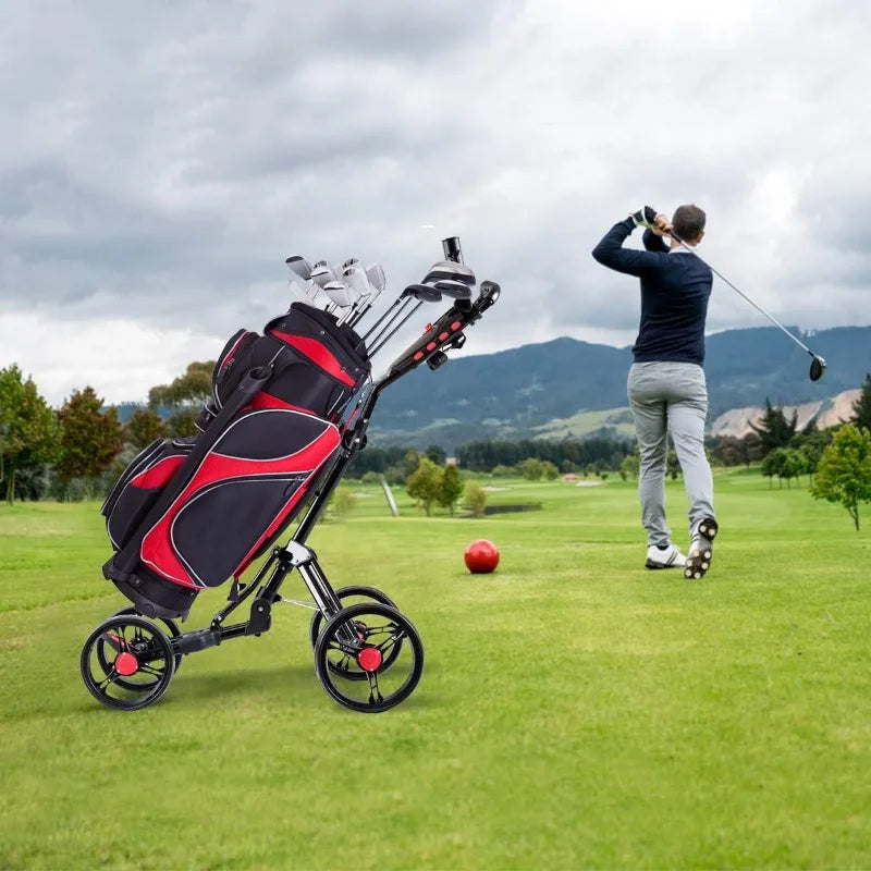 Pro Gear Sporting Goods Tangkula Golf Push Cart Aluminum